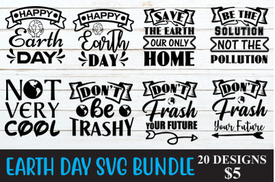 EARTH DAY SVG BUNDLE