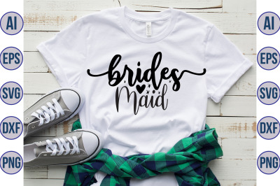 Brides Maid svg