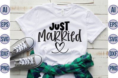 Just married svg