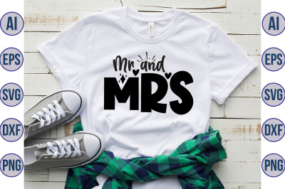 Mr and Mrs svg