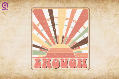 You are Enough Hippie Boho Vintage