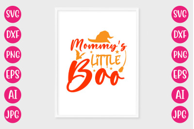 Mommy&#039;s Little Boo SVG CUT FILE