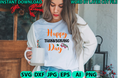 Happy Thanksgiving Day svg