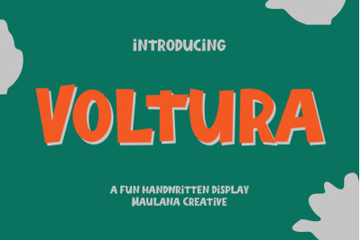 Voltura Sans Serif Handwritten Font