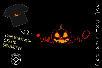 Halloween Nurse Stethoscope Heartbeat