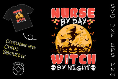 Nursing by Day Witch by Night Costume