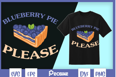 Blueberry Pie Please SVG