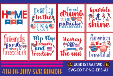 4th Of July SVG Bundle