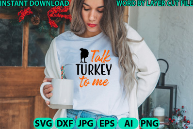 Talk turkey to me svg