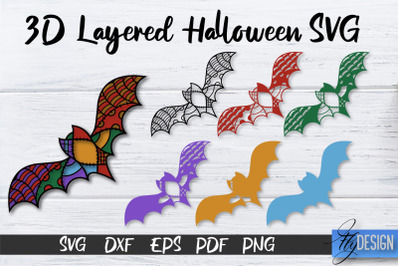 3D Layered Halloween SVG | Halloween Design SVG | 3D Layered Design