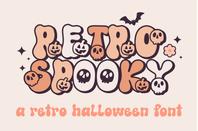 Retro Spooky - A retro halloween font