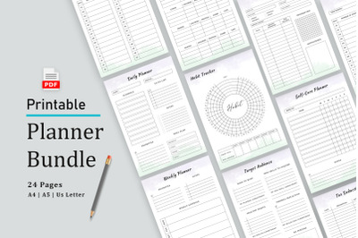 Printable Planner Bundle Pack vol.19