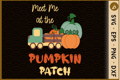 Thanksgiving Truck Pumpkin Patch