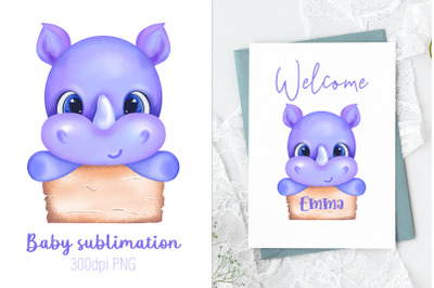 Baby name sign sublimation PNG Baby Milestone design Newborn