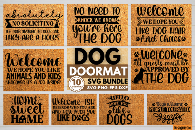 Dog Doormat SVG Bundle, Doormat SVG bundle