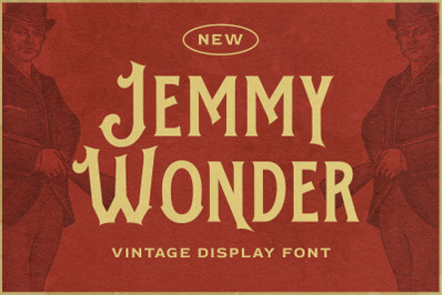 Jemmy Wonder - Vintage Display Font