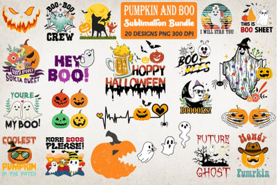 Pumpkin &amp; Boo Bundle-20 Designs-220828