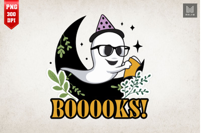 Books Reading Ghost Halloween