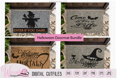 Happy halloween doormat bundle, Halloween quote svg