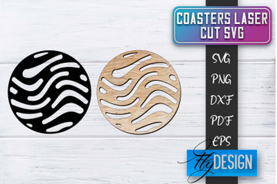 Coasters Laser Cut SVG | Laser Cut SVG