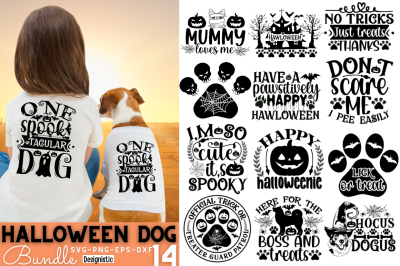 Halloween Dog SVG Bundle, Halloween Dog Bandala SVG Bundle