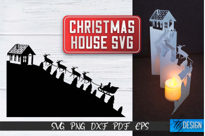 Christmas House SVG  | Christmas Design