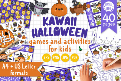 Kawaii Halloween games and activities for kids