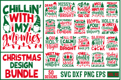 Christmas SVG Bundle 50 Design Vol.02