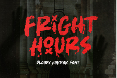 Fright Hours - Bloody Horror Font