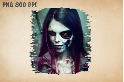 Beautiful Lady Zombie