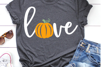 Love with Pumpkin SVG, DXF, PNG, EPS