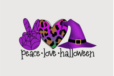 Peace Love Halloween Sublimation | Halloween Sublimation