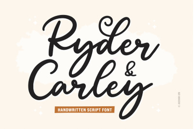 Ryder Carley - Script Font