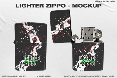 Lighter Zippo - Mockup