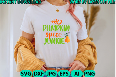 Pumpkin spice junkie crafts