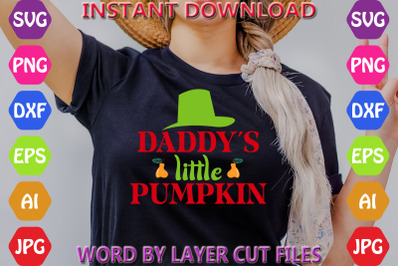 Daddy&#039;s little pumpkin design