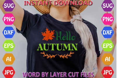 Hello Autumn design