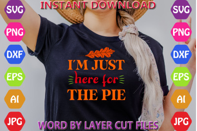 I&#039;m just here for the pie design