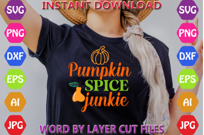 Pumpkin spice junkie design