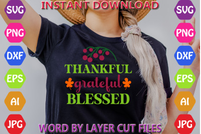 Thankful Grateful Blessed design