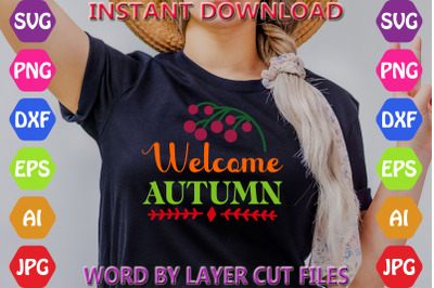 Welcome autumn design