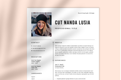 Resume Template 3 Pages | Professional Modern Resume Template | Cv Tem