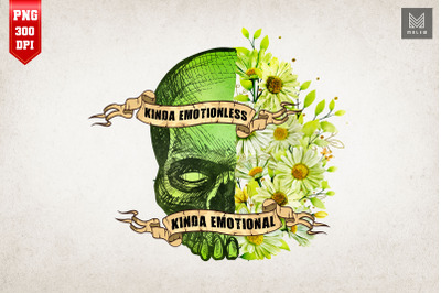 Kinda Emotionless Kinda Emotional Skull