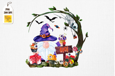 Gnome Gigi Witch Halloween