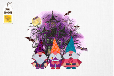 Halloween Gnomes Vampire Gnome Witch