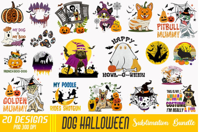 Dog Halloween Bundle-20 Designs-220905