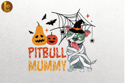 Pitbull Mummy Halloween