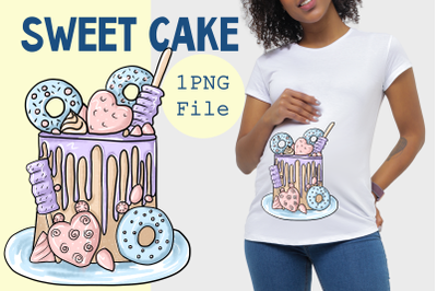 Sublimation sweet cake printing cupcake party pregnant cream