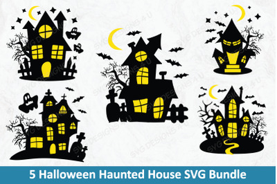 Halloween Haunted House SVG Bundle