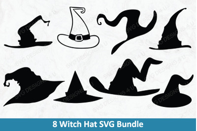 Witch Hat SVG Bundle, Halloween